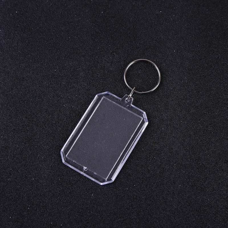 Blank Acrylic Picture Keychain Blanks Photo Keychain Clear in Photo Keychain Acrylic Picture Frame Keyrings