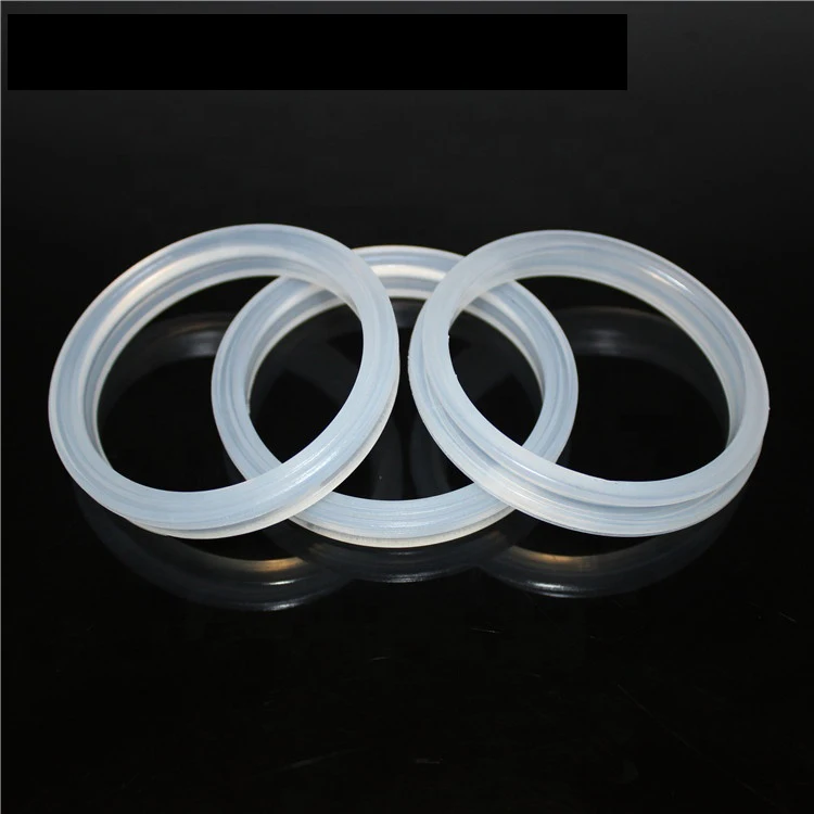 Custom Heat proof High resistant food grade Silicone transparent Rubber Gasket  Ring for refrigerator  and kettle