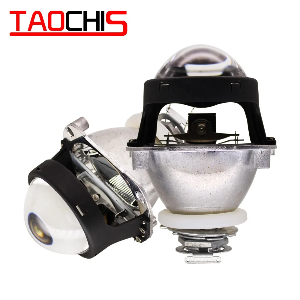 TAOCHIS 2 5 дюймов WST мини фары Bi xenon (би ксенон) прожектор Len H4 H7 гнездо набор «сделай сам» для модернизации инструмент лампа мотоцикла высокий низкий пучок
