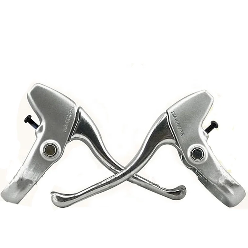 Road Bike 22.2 mm Brake Silver Retro Handlebar Aluminum Alloy Classic Mountain Bicycle Fixed Gear Cycle Cycling Accessories