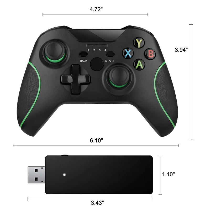 
Popular Gifts Multi function Wireless Controller Joystick controller gamepad for Xbox One Console for PS3Android / PC Windows 7 