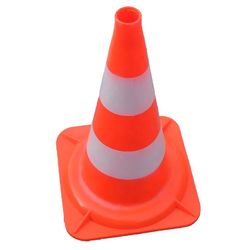 100% New PVC All Size Traffic Cone For Multi Purpose With Top Led Light