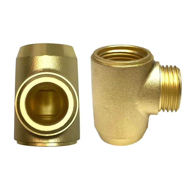 
Stone customized turning fitting hot forging brass tee fitting 