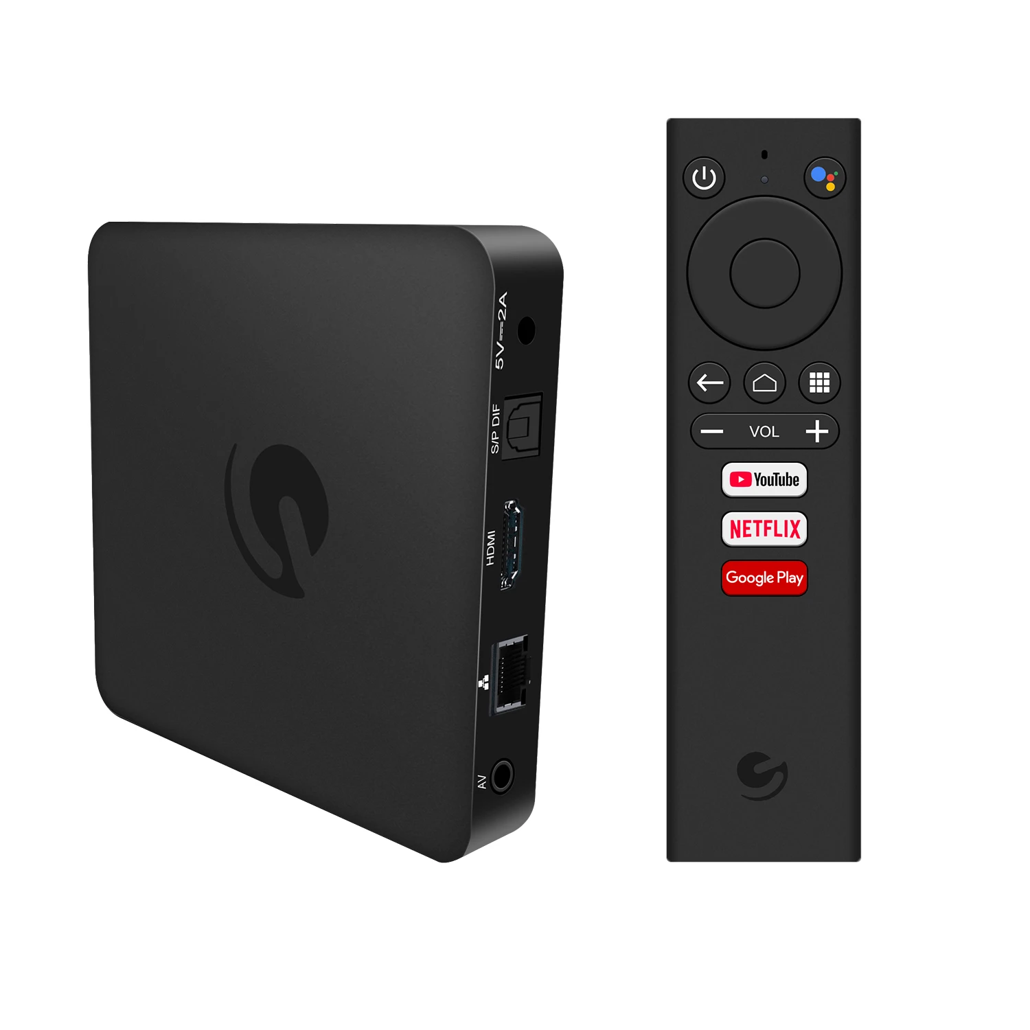 Google Сертифицированный ematic agt419 uhd hd android tv box с Amlogic S905X Android 8,1 4K HD 2 8 Гб