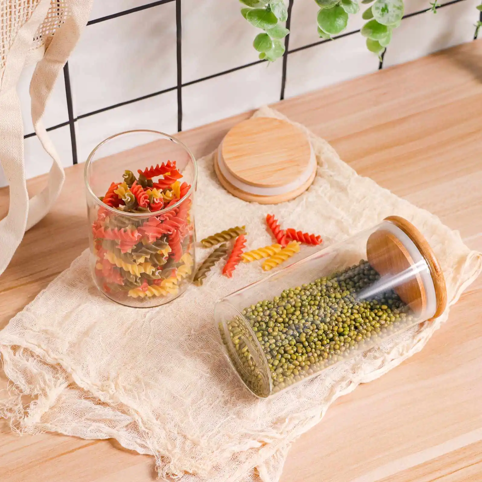 Advanced Technology Good Price 16Oz Glass Mason Jar With Bamboo Lid