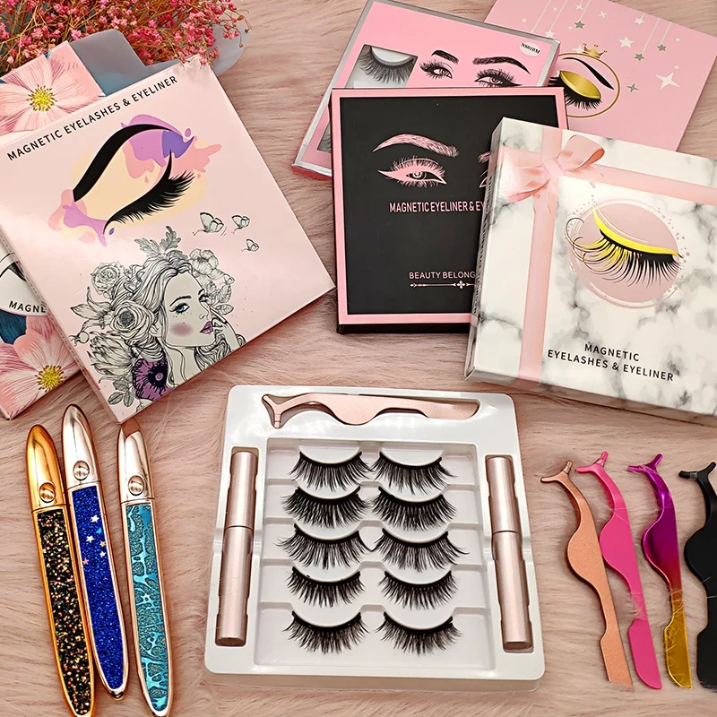 2021 new fast shipping magnetic eyelashes manufacturers direct magnet eyelash