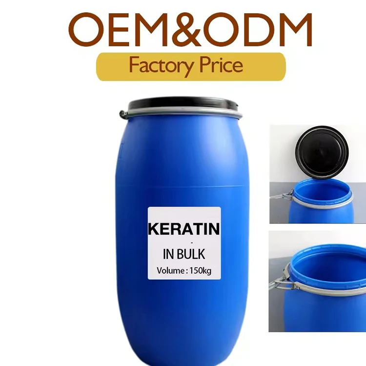 Factory Wholesale Pure Keratin Bulk Keratin Raw Material 5kg 25kg Packing Keratina Hair Straightening Cream Keratin Treatment