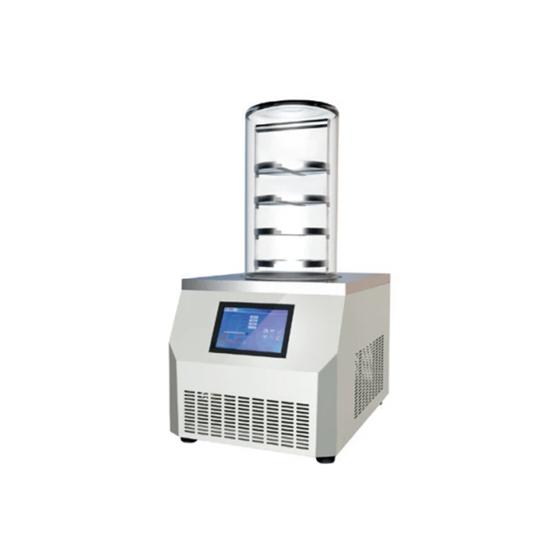 NADE LGJ-10B Transparent Bell Type Drying Chamber Top Press Freeze Dryer Freeze Drying For Sale