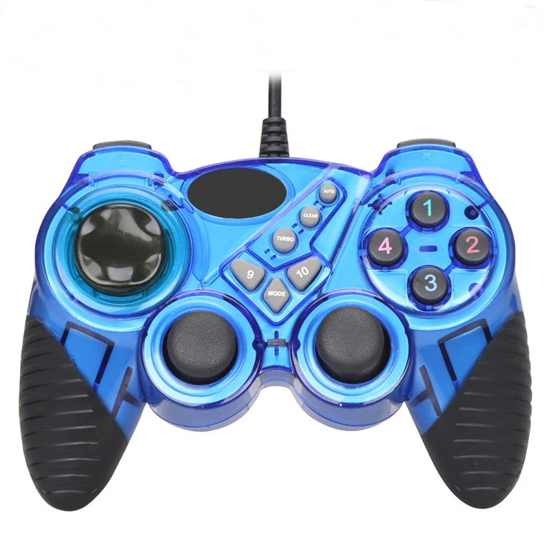 Factory made wired usb pc gaming controller game joystick &ampamp
