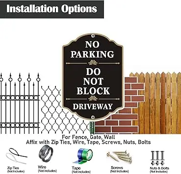 Customized temporary aluminum handicap no parking ban sign board stand customer reserved parking lot sign aluminum signag custom