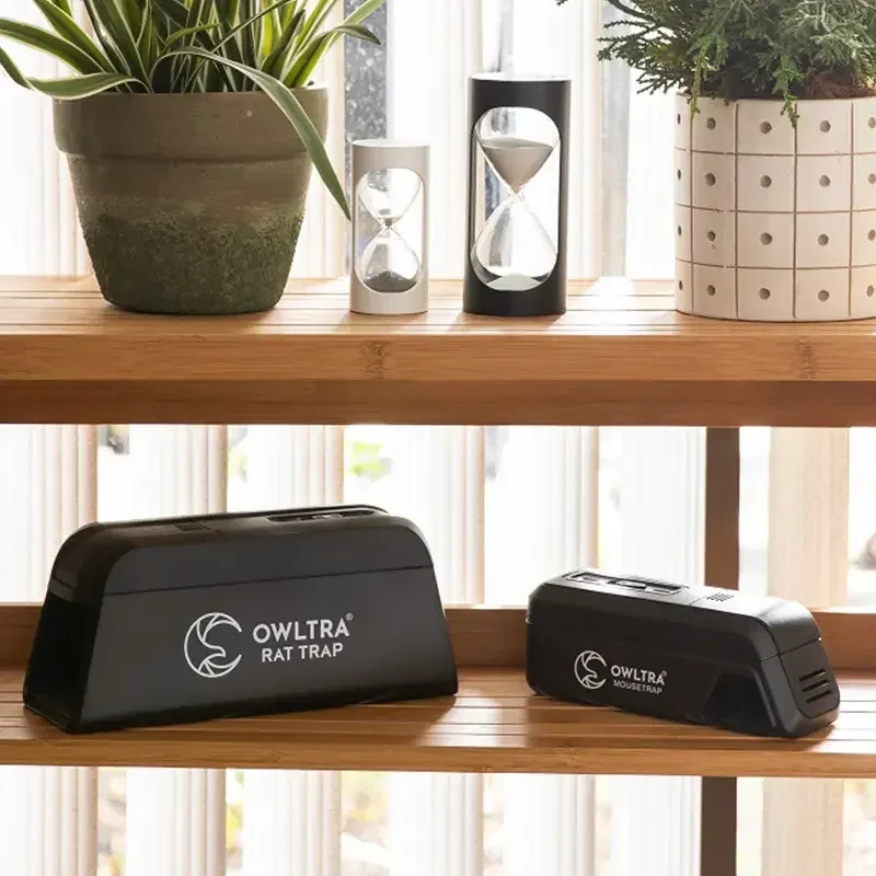 [OWLTRA] Battery Powered Smart Wifi Control Pest Mouse Killer Trap Electronic Device Snap Trap Plastic Snap Rat Trap