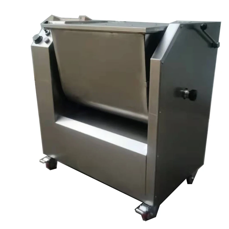 Professional Automatic Commercial Wheat Flour Mixer Horizontal Dough Meat