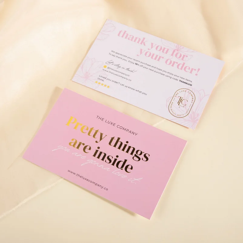 eco friendly customized business paper card printing / greeting card / thank you card / postcard