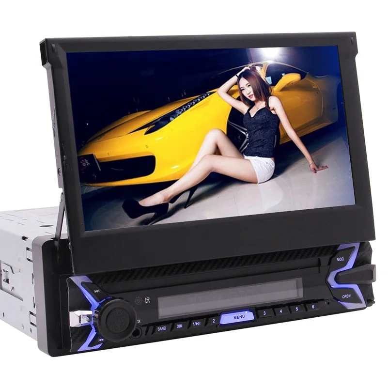  1 Din автомобильный стерео MP5 плеер с Gps + бесплатная карта 8 Гб navi BT Съемная панель USB SD Aux головное устройство 7 дюймов авторадио FM AM