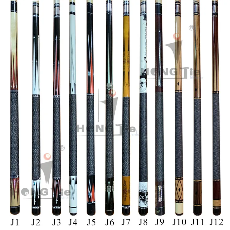 Бильярдные кии Hongjie 1/2 стильные шарнирные Бильярдные кии наклейки кленовый бассейн Кии