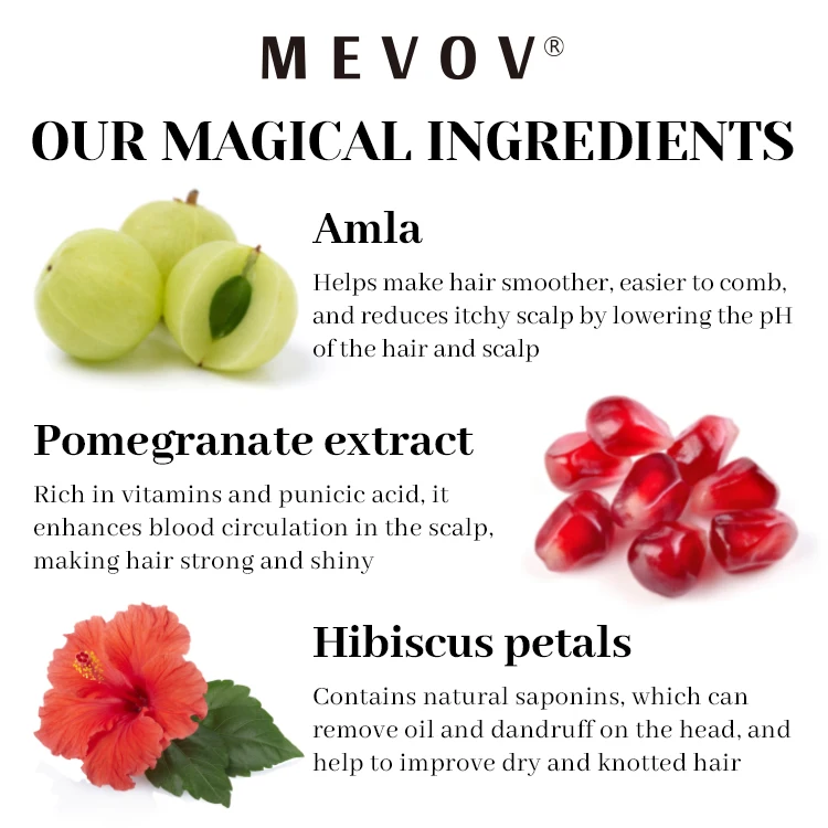 Private Label Hair Growth Moisturizing Maintenance Smooth Amla Shampoo