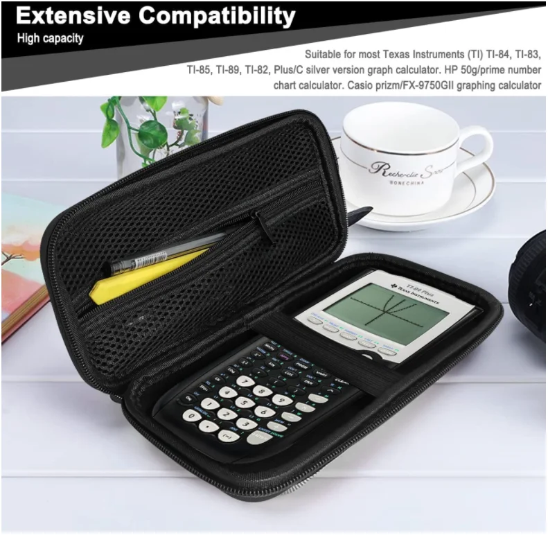 Factory Oxford Fabrics Cover Portable Travel Carrying Waterproof Shockproof Hard EVA Tool Case for graphing calculator
