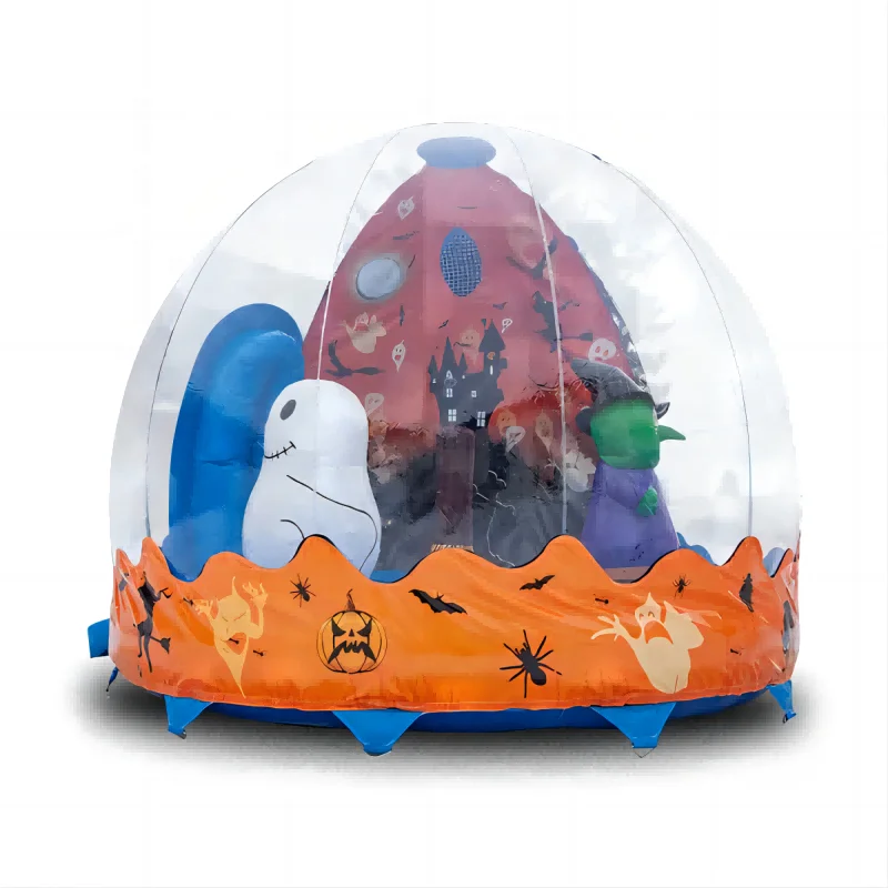 Used snow Globe bounce house  transparent photo booth outdoor inflatable clear dome tent  bubble tent for sale