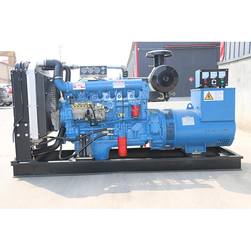 Factory Manufacturing Three Phase Water Cooled Diesel Ricardo Power Generator Set without Fuel