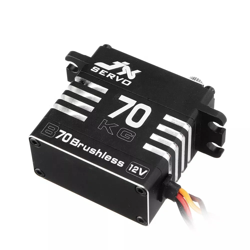 
JX Servo B70 HV 12V 70KG 180 degree Brushless Large Torque Metal Gear Digital Servo For RC Helicopter Car Truck 
