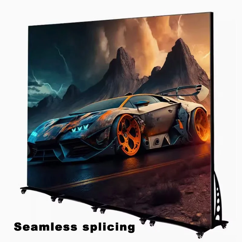 Popular Indoor full color led Poster Standing Screen P1.8  P2 p2.5 LED Mirror screen 4G wifi led Advertising Screen