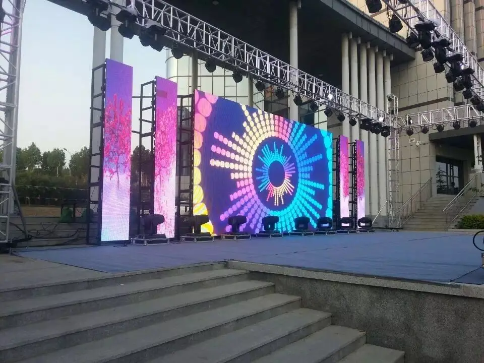 pantalla led display screen panel module P3.91 outdoor for event stage rental 500*1000mm 500*500mm p3.91 outdoor led screen