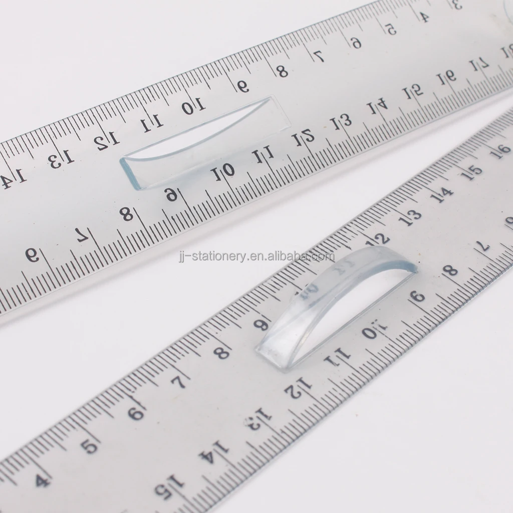 Safety Ruler 20cm Plastic for School Student Office Supplies Drawing Tool