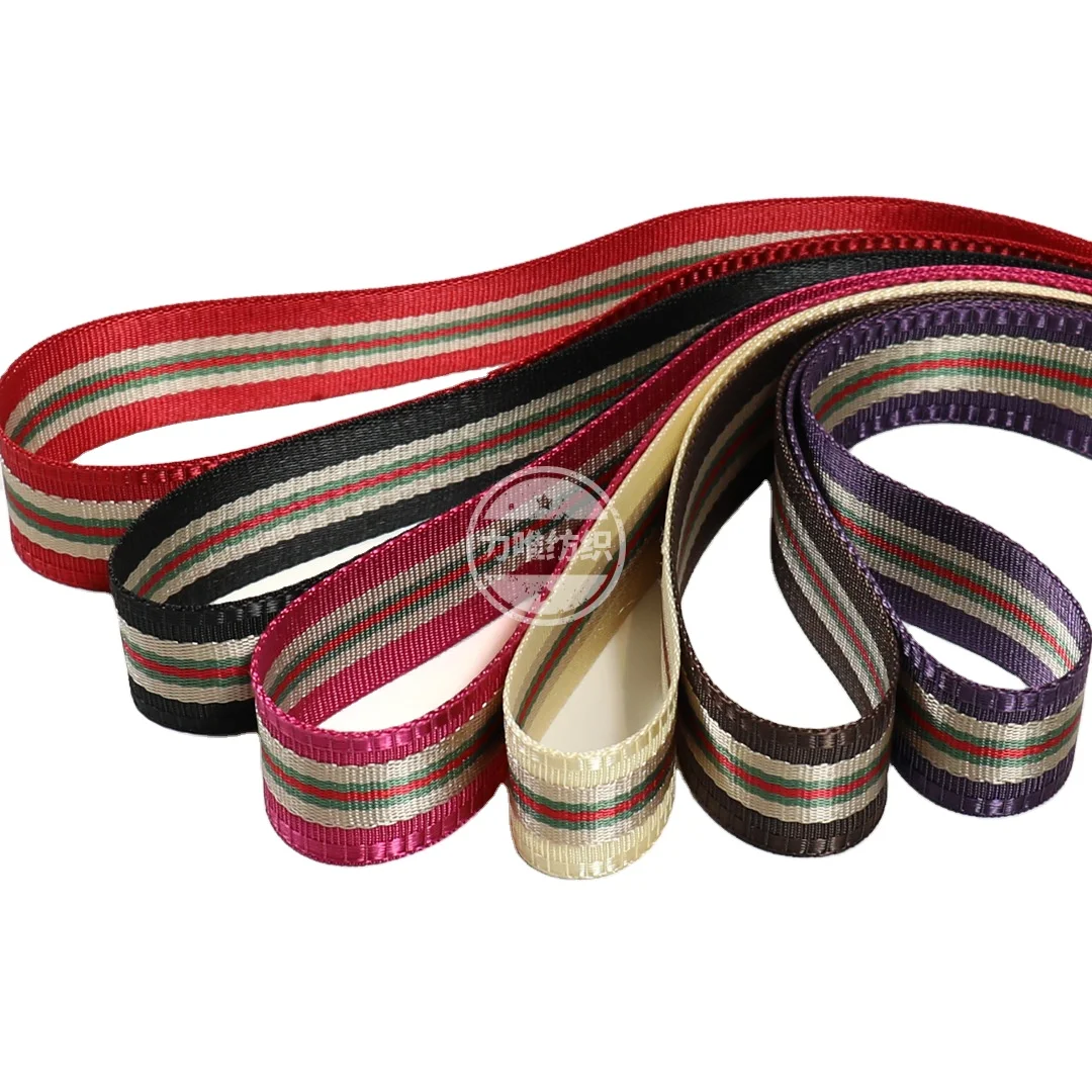 New good quality 38mm lockrand colors polyester tape bags belts nylon webbing straps