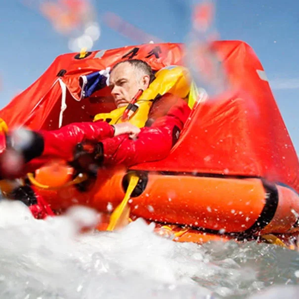 Marine 6 Person Throwing Inflatable Life raft for Sale
