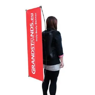 Factory Wholesale Durable Backpack X Banner Stand Outdoor Advertising Flag Backpack Banner for Street Display