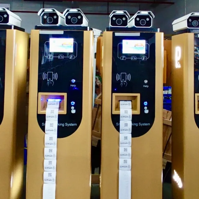 2023 factory direct sale smart car parking system ticket with automatic payment kiosk machine