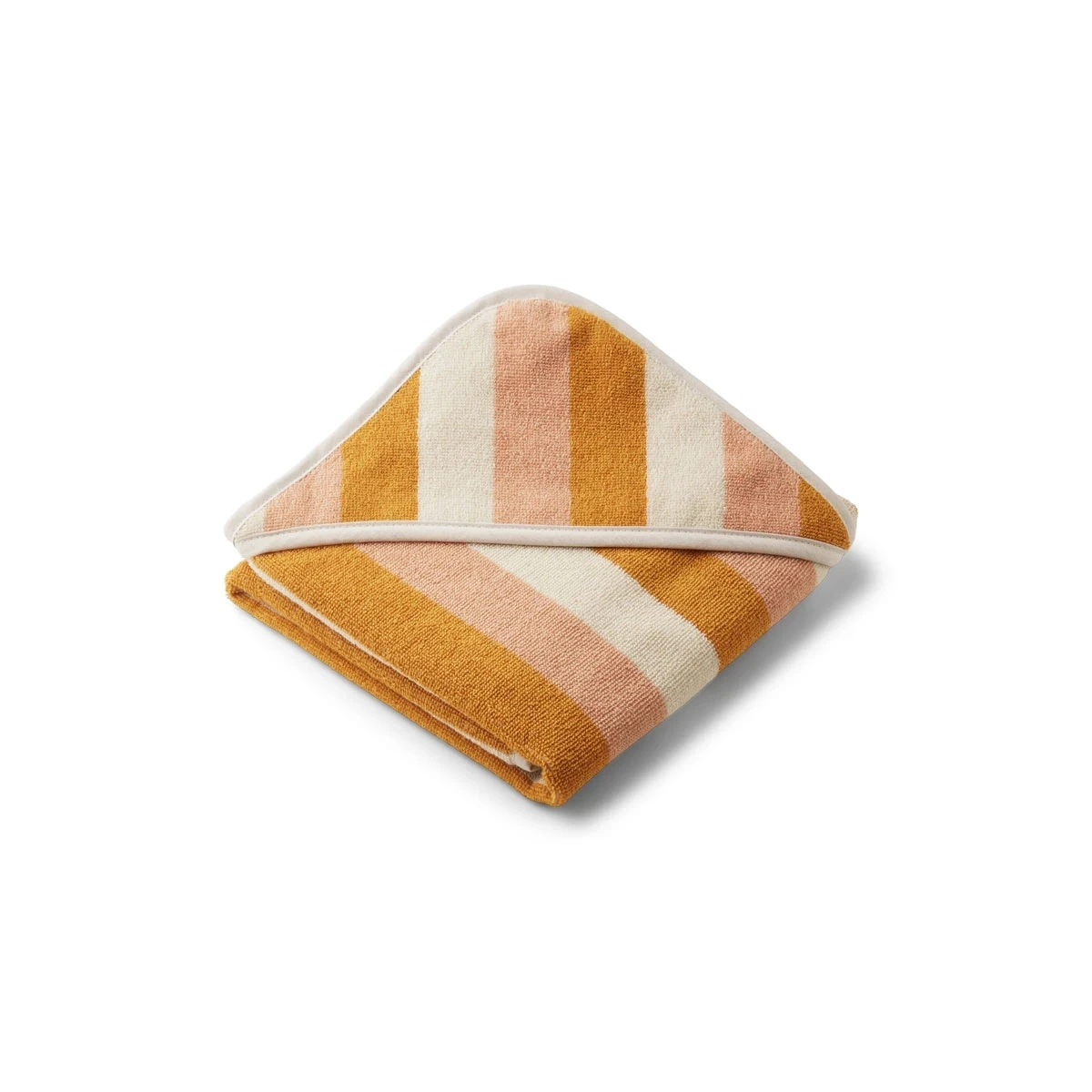 Top Quality Striped Beach Pool Bath Towel Organic Cotton Bamboo Hood Towel  kid towel
