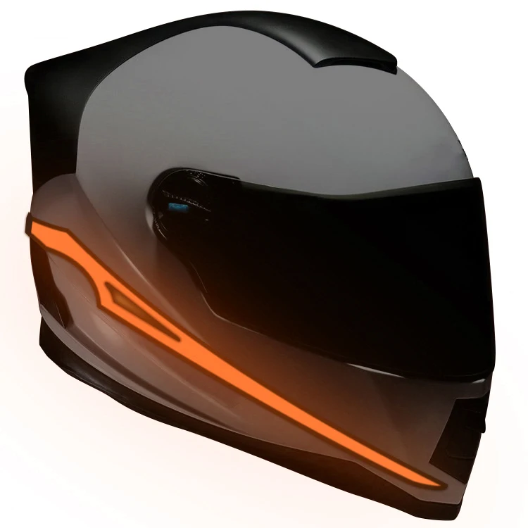 New Arrival Cool Shapes Led Motor Cycle Helmet Motorcycle Riding Led Helmet Face Light