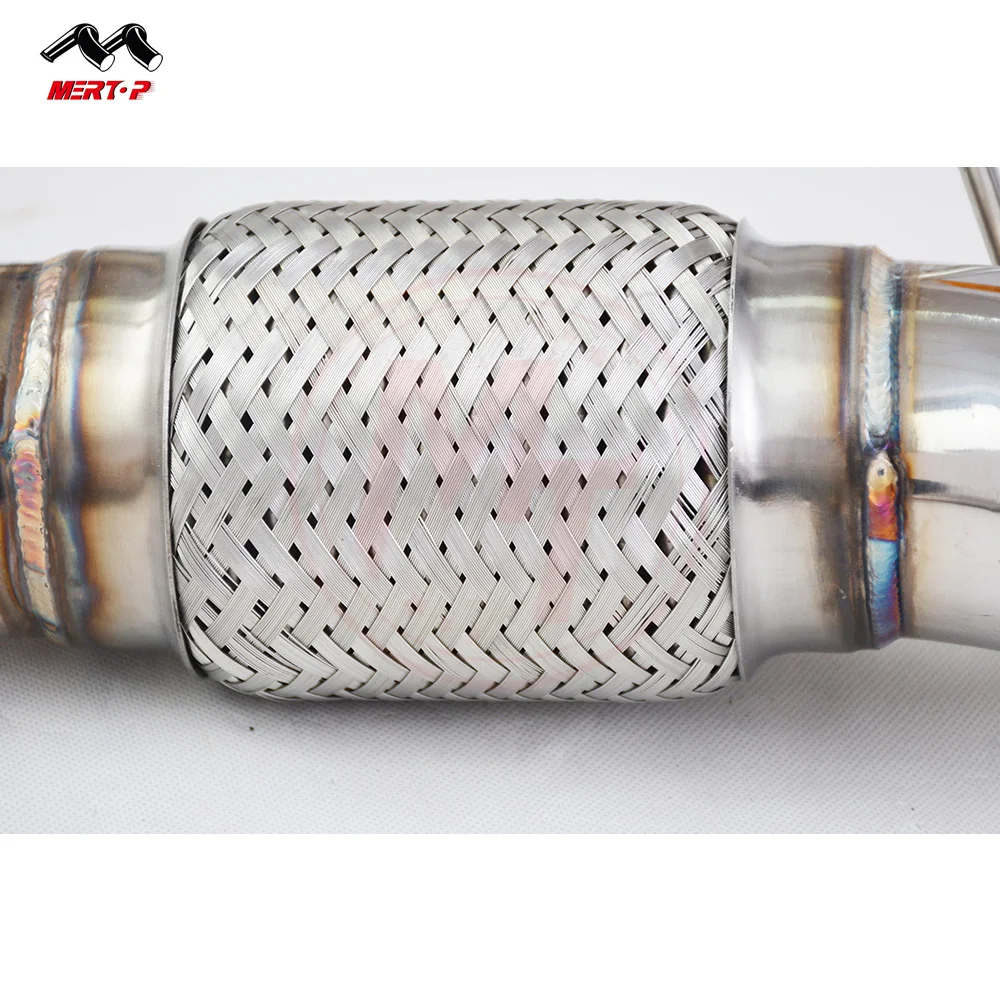 Mertop race replacement downpipe for 535D 335D E90 E91 E92 E60 E61 X3 X5 X6 Version A
