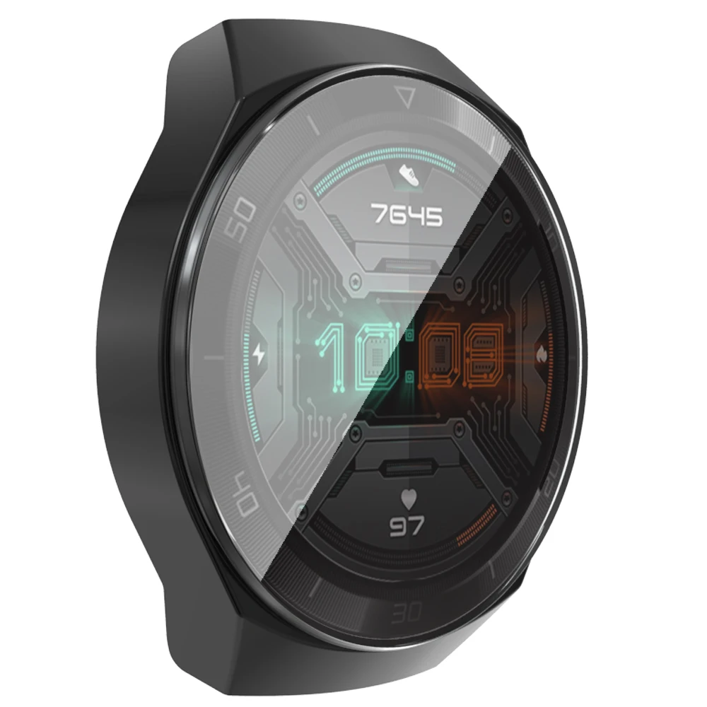 Защитный чехол из ТПУ для Huawei Watch GT 2E защитная рамка Мягкий защитный бампер смарт-часов GT2e