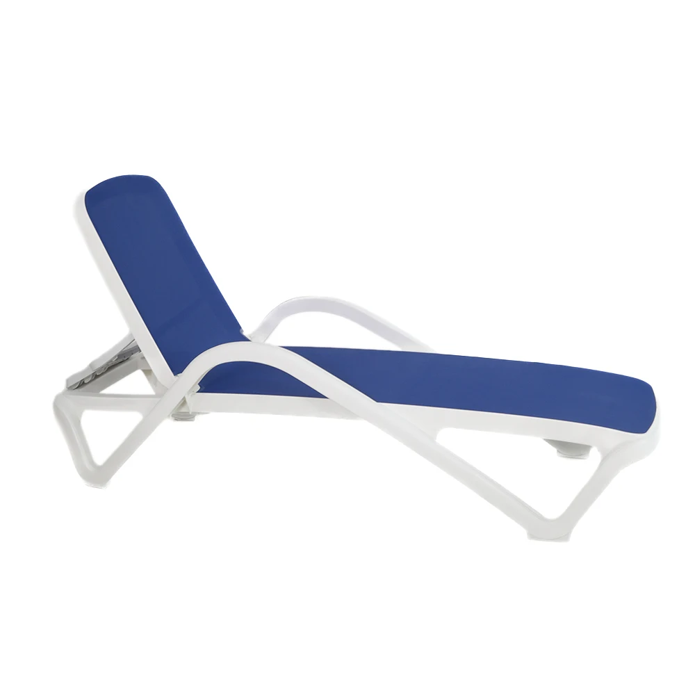 Portable KD Design Structure chaise lounge lightweight Beach Sun Loungers