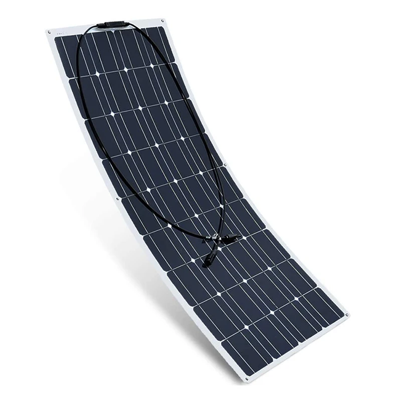 Waterproof bendable High customizable portable solar panel with cables 200w flexible solar panel 100w