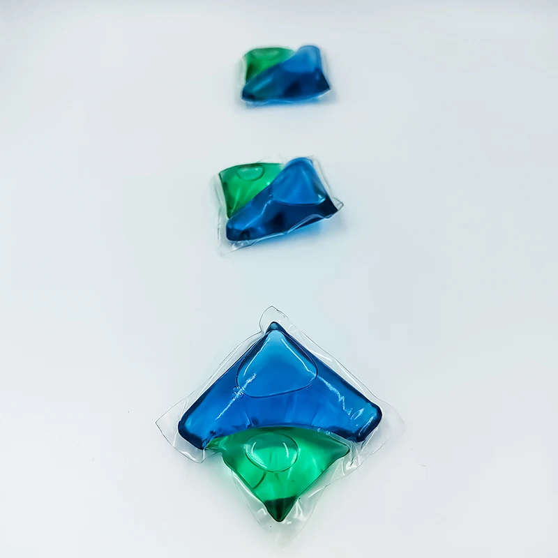 Капсула для стирки OEM капсула с двойной камерой эффективное удаление пятен моющее средство ткани