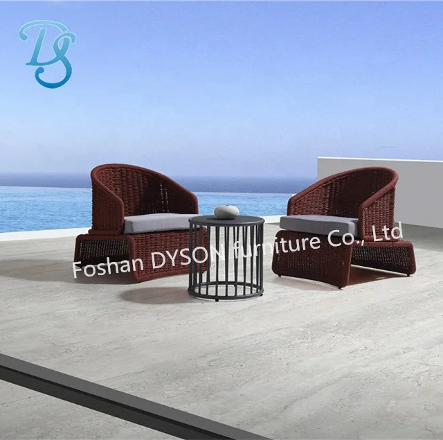 
Hotel Patio Leisure Sectional Corner aluminium PE Rattan Set Garden Outdoor Furniture Wicker dining set 