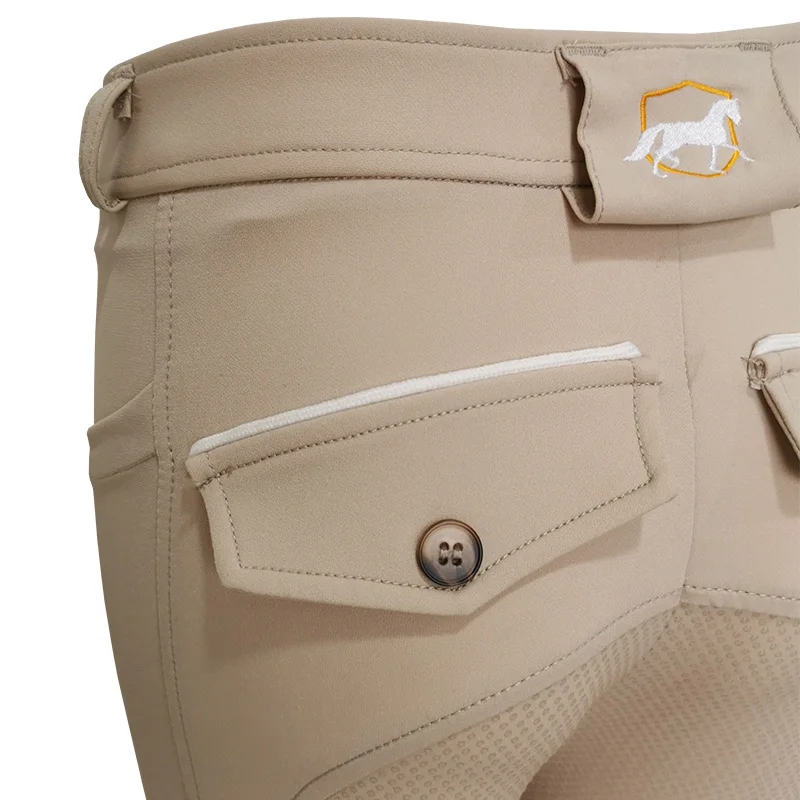 Four-way Stretch with full seat Silicone Printing  Leggings Horse Riding Breeches Silicone Grip Jodhpurs Coolmax