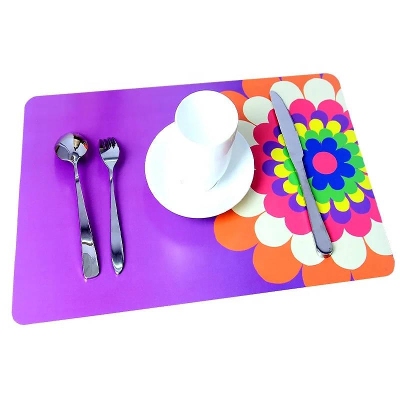 Flag Disposable Placemats Waterproof Customized Printed Clear Plastic Mat,Table mat,Placemat
