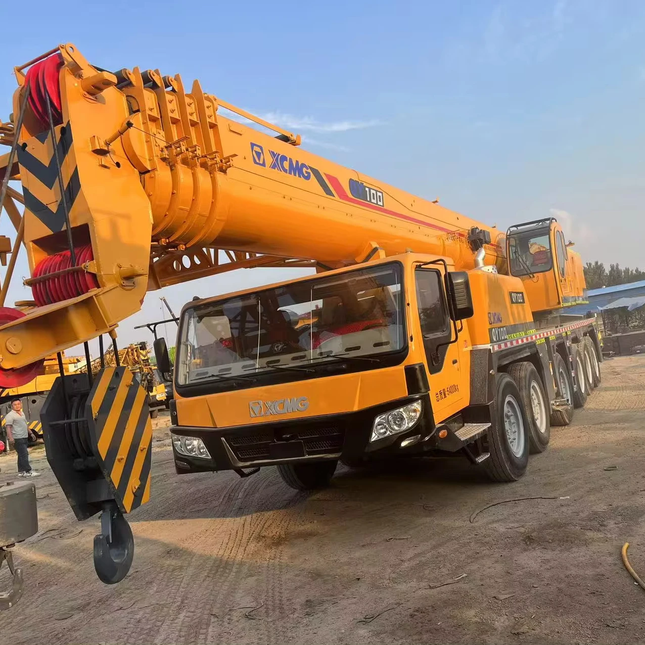 original XC/MG 100ton truck crane usd xc mg QY100K QY100K-I XCT100 used good condition 100ton crane