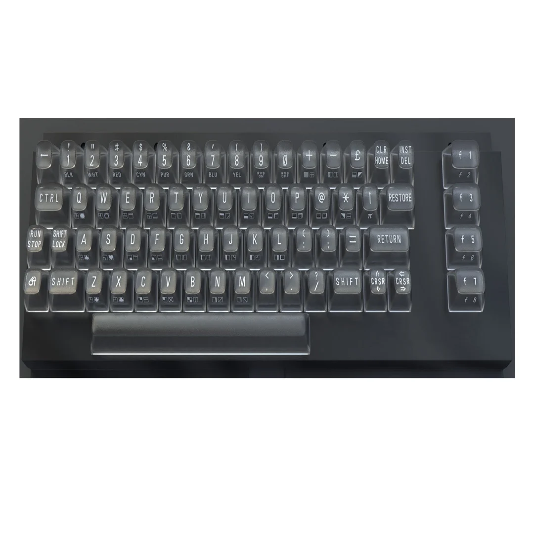 Custom high quality low price ABS BPT OEM transparent laptop keycaps keypad manufacturer