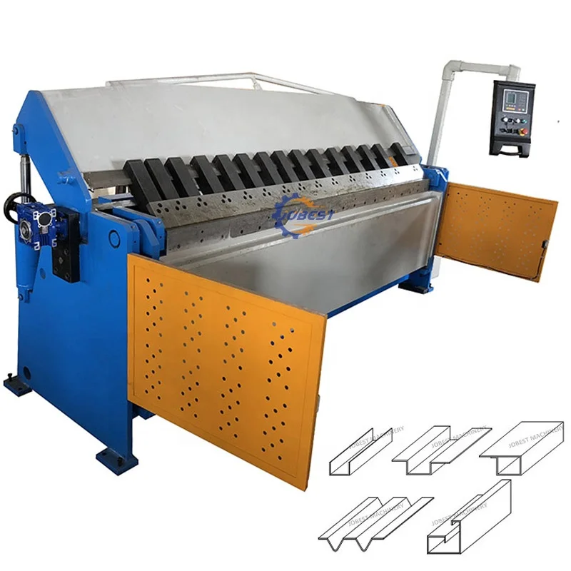 CNC Box And Pan Brake Hydraulic Folding Machine For 4x3200mm MS