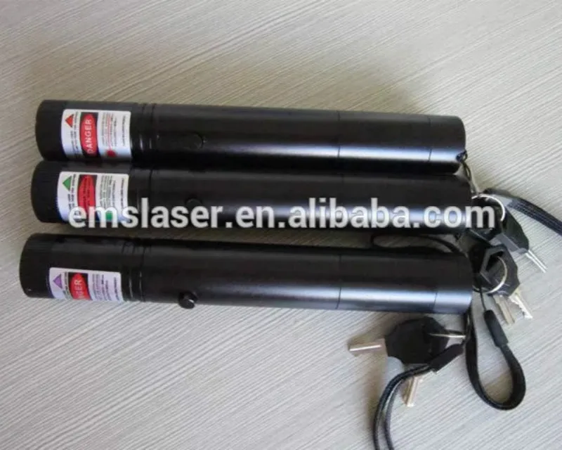 
Laser Pointer Pen Rechargeable Battery 532nm Green Laser Flashlight with Key 