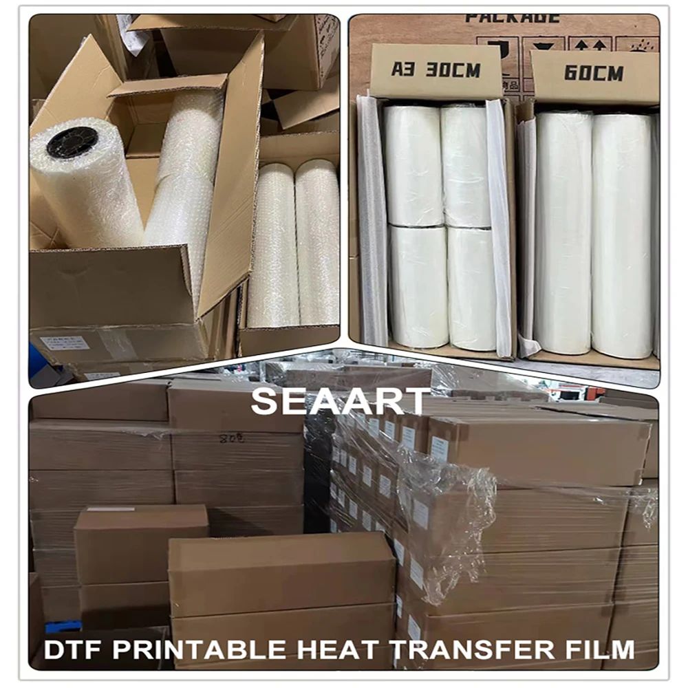 Пленка ПЭТ 60 см * 100 м рулонная переводная бумага пленка для DTF печати Mimaki TXF150-75 TXF300-75 принтера