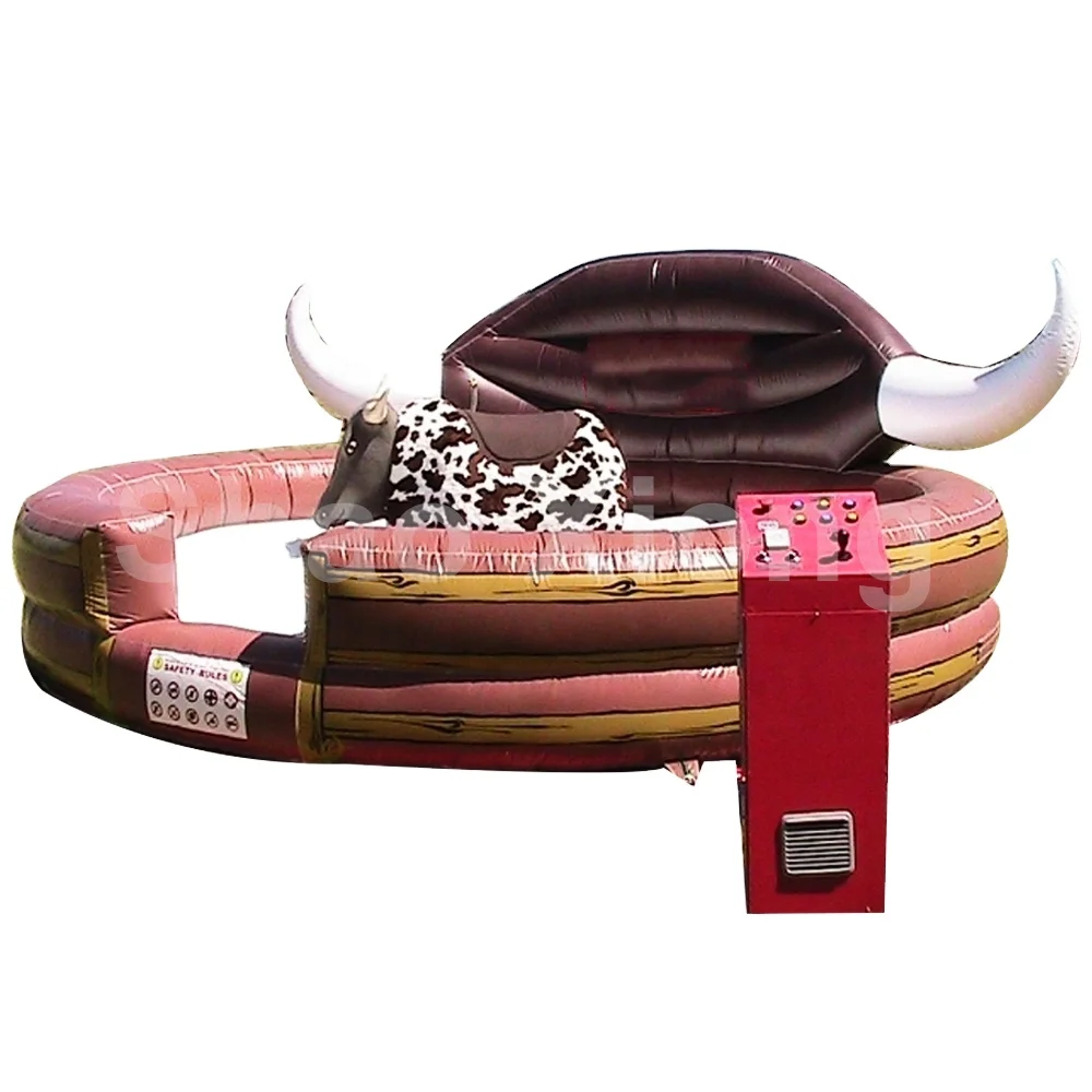 Good Price Customized shape inflatable Bullfighting Sport Games Mat Mechanical Rodeo Bull for Sale