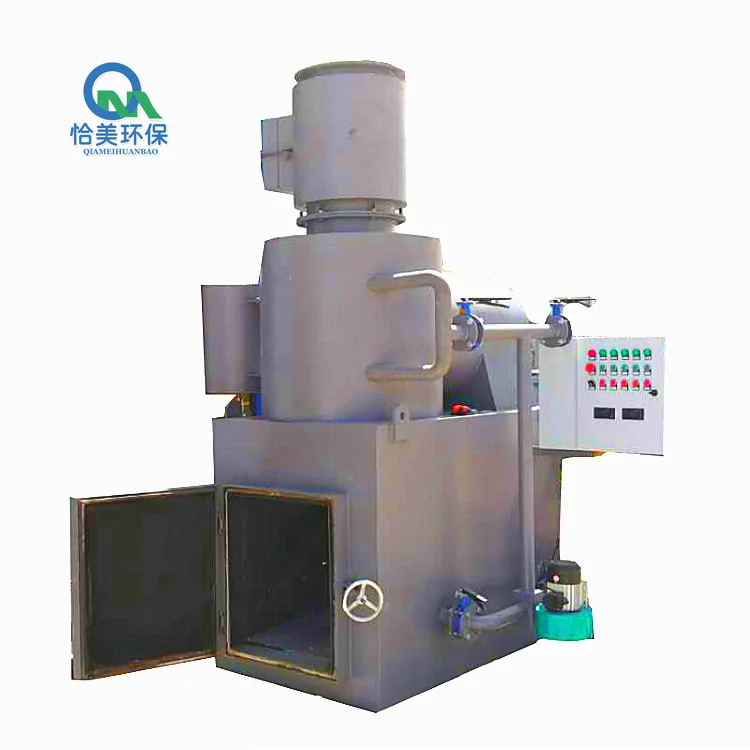 
Small scale solid waste burning electrical medical incinerator 