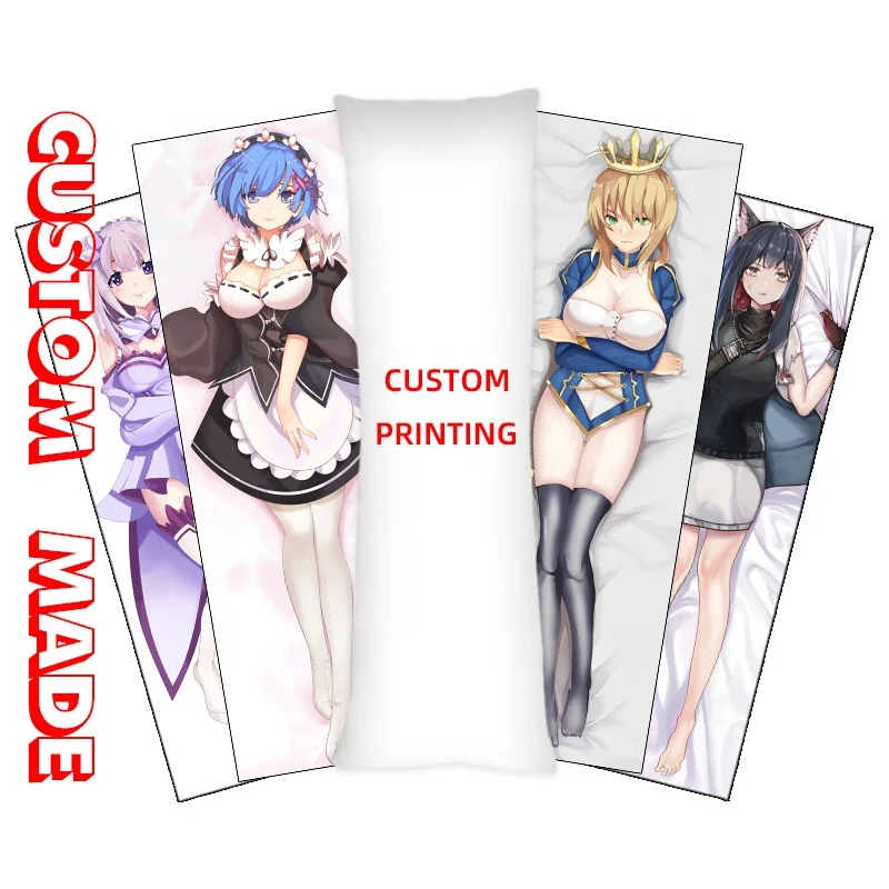 Manufacturers to figure out custom naked anime  body pillow cover