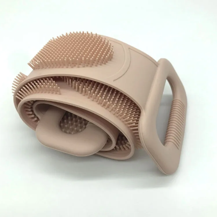 65/72/80 cm silica gel back rub lengthened silicone bath towel men and women back rub mud rub ash